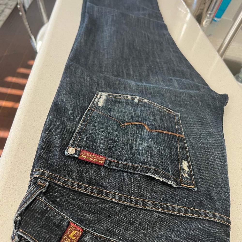 7 for all man kind jeans 34 X 26 1/2